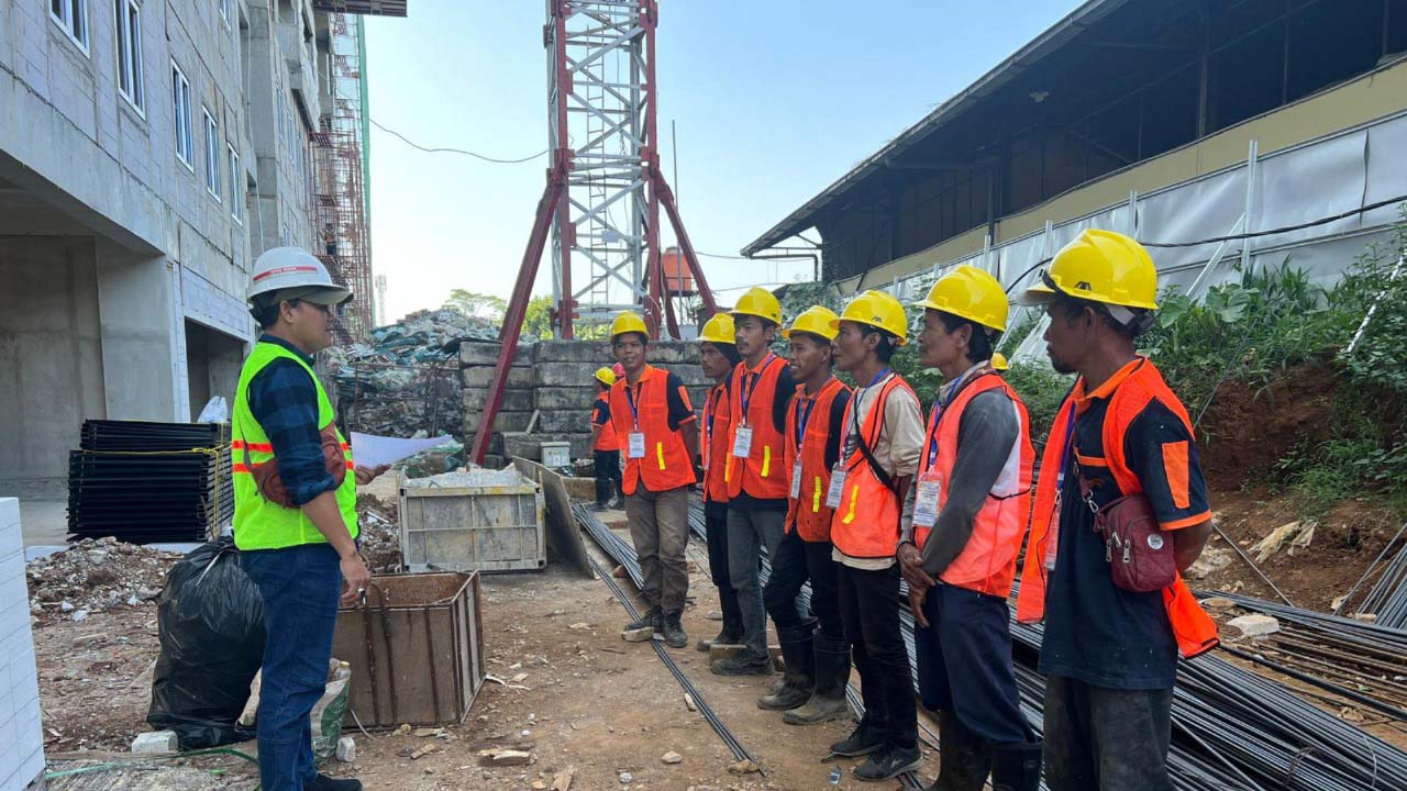 112 Pekerja Konstruksi Rusun ASN di Jateng Ikuti Sertifikasi K3