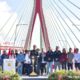 Jokowi Resmikan Jembatan Pulau Balang di IKN