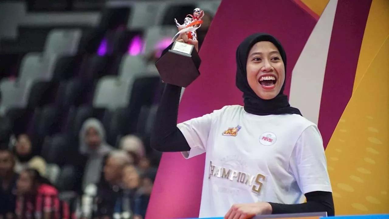 Megawati Hangestri Pertiwi Juara Proliga 2024 dan Raih Gelar MVP