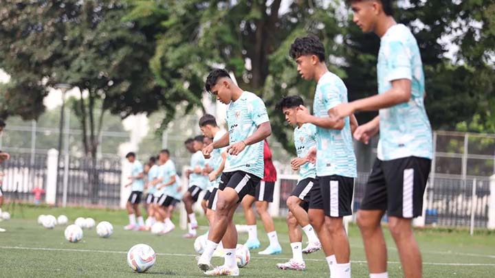 Persiapan Garuda Muda Indonesia Melawan Malaysia di Piala AFF U-19