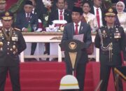 Presiden Jokowi Ajak Polri Terus Dedikasi di Hari Bhayangkara
