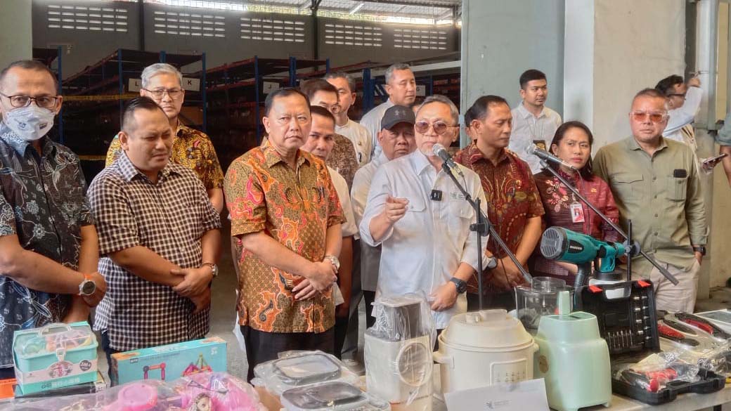 Satgas dan Kemendag Ungkap Barang Ilegal di Jakarta Utara