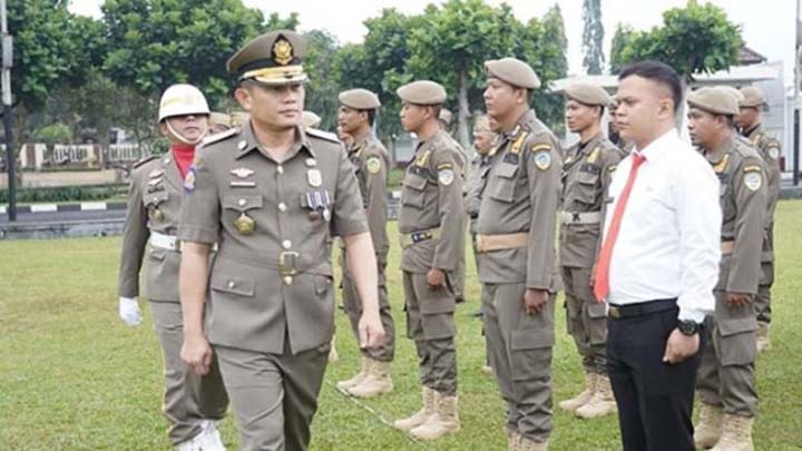Satpol PP dan Satlinmas Bersinergi Jelang Pilkada Kota Tasikmalaya