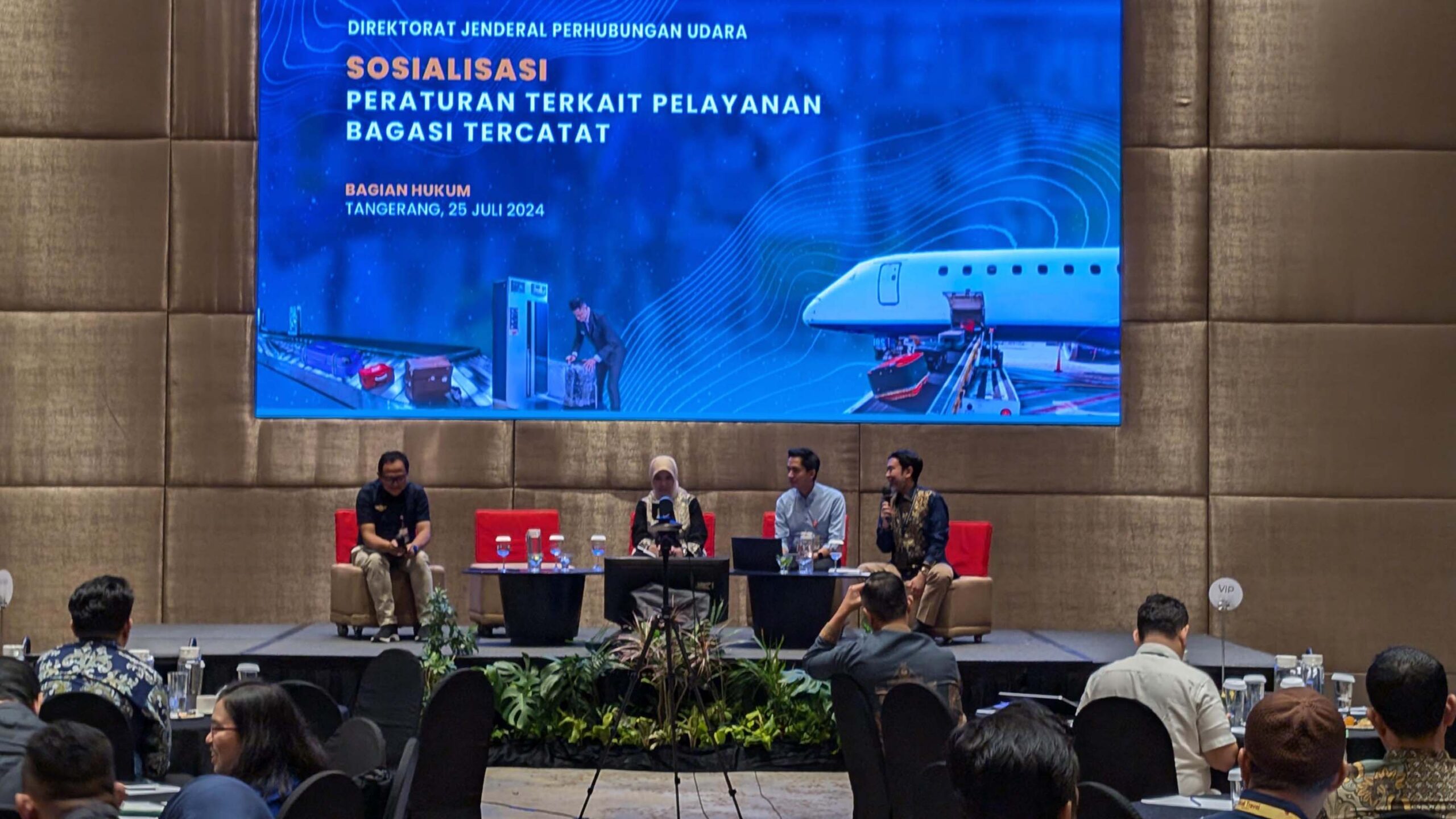 Sosialisasi Peraturan Bagasi Tercatat oleh Kemenhub