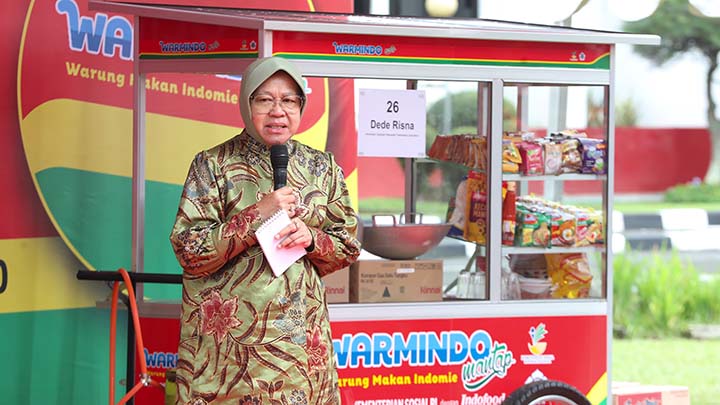 Tri Rismaharini Perkenalkan Program Warmindo di Tasikmalaya