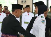 Acara Pengukuhan Paskibraka di Kota Tasikmalaya