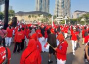 Antusiasme Warga Hadiri Upacara Proklamasi di Monas