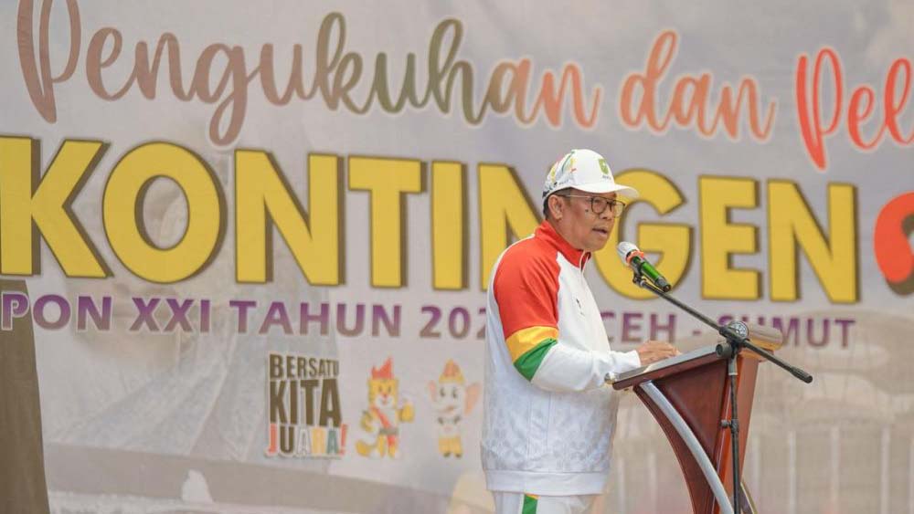 Atlet Riau Dilepas untuk PON XXI Aceh-Sumatera Utara