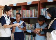 Pojok Baca Baru, Anak-Anak SD GMIM Alung Banua Antusias