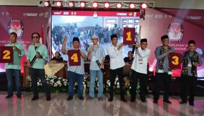 KPU Kota Banjar Gelar Pengundian Nomor Urut untuk Pilkada 2024
