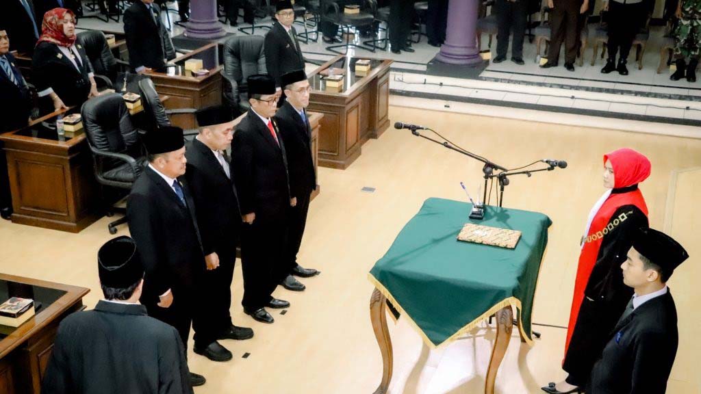 Pelantikan Pimpinan DPRD Ciamis 2024-2029