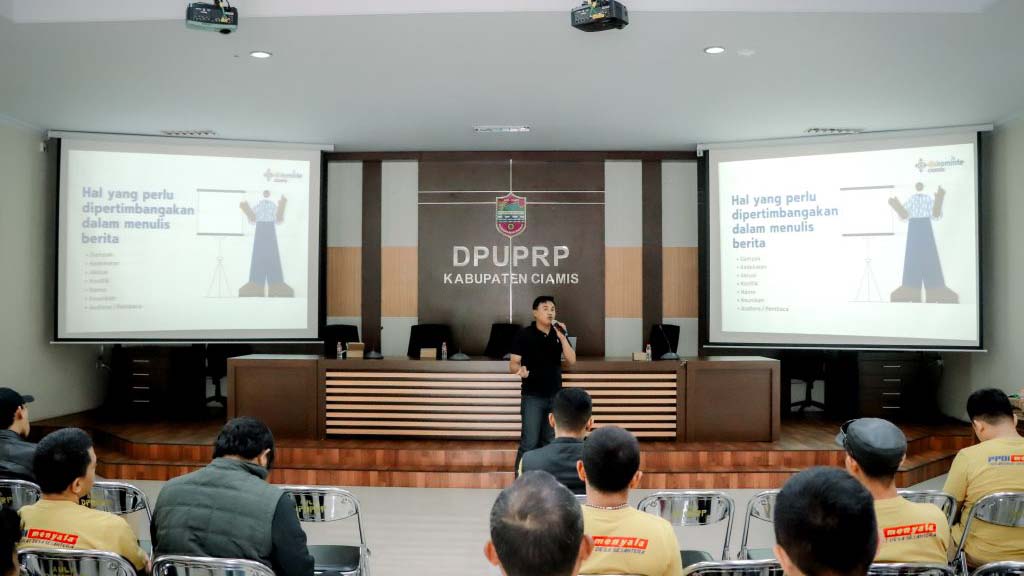 PPDI Ciamis Adakan Bimtek Pembuatan Rilis Berita Desa