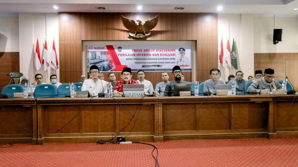 Pj Bupati Ciamis Buka Evaluasi SPBE untuk Meningkatkan Pelayanan Publik