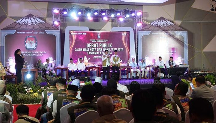 Lima Paslon Paparkan Program dan Visi-Misi di Debat Pilwalkot Tasikmalaya 2024