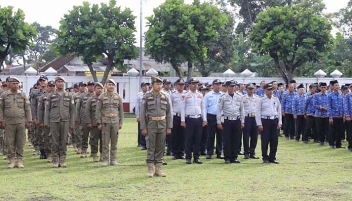 Pemkot Tasikmalaya Gelar Upacara HUT KORPRI, PGRI, dan DWP