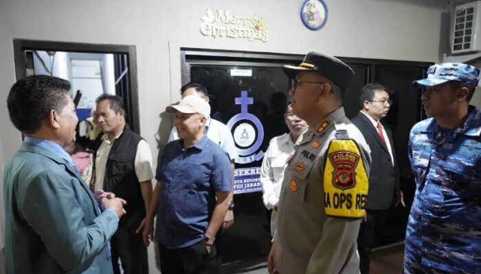Kolaborasi TNI-Polri Amankan Perayaan Natal 2024 di Kota Tasikmalaya