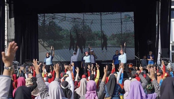 Senam Waringkas Jadi Sorotan Utama di ASN Day 2024 Kota Tasik