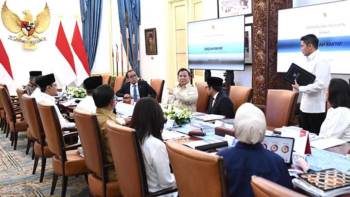 Prabowo Bahas Program Sekolah Rakyat untuk Perluas Akses Pendidikan