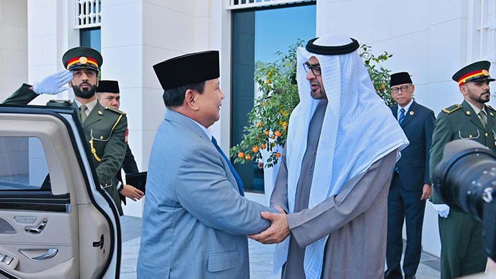 Bertemu Presiden MBZ, Prabowo Perkuat Kemitraan Strategis Indonesia-UEA