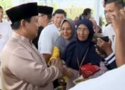Presiden Prabowo Sambut Rakyat dalam Gelar Griya Idulfitri