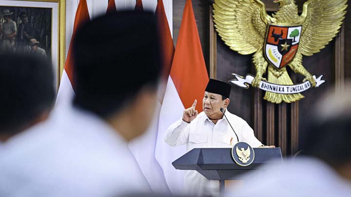 Prabowo Tegaskan Pancasila dan UUD 1945 Sebagai Pedoman Pemerintahan