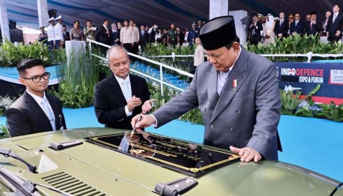 Presiden Prabowo Resmikan Rantis Listrik ‘Pandu’ Karya PT Pindad